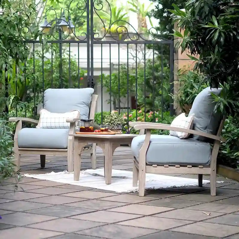 Table d'appoint d'extérieur Cambridge Casual Leon en teck