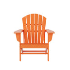 Fauteuil Adirondack Polytrends Altura 12 pièces en polyéthylène résistant aux intempéries avec repose-pieds et table d'appoint