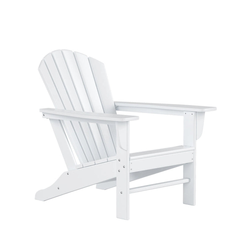 Fauteuil Adirondack Polytrends Altura 12 pièces en polyéthylène résistant aux intempéries avec repose-pieds et table d'appoint