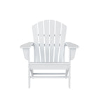 Fauteuil Adirondack Polytrends Altura 12 pièces en polyéthylène résistant aux intempéries avec repose-pieds et table d'appoint