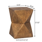Table d'appoint d'extérieur moderne Adeco en béton