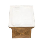 Table d'appoint d'extérieur moderne Adeco en béton
