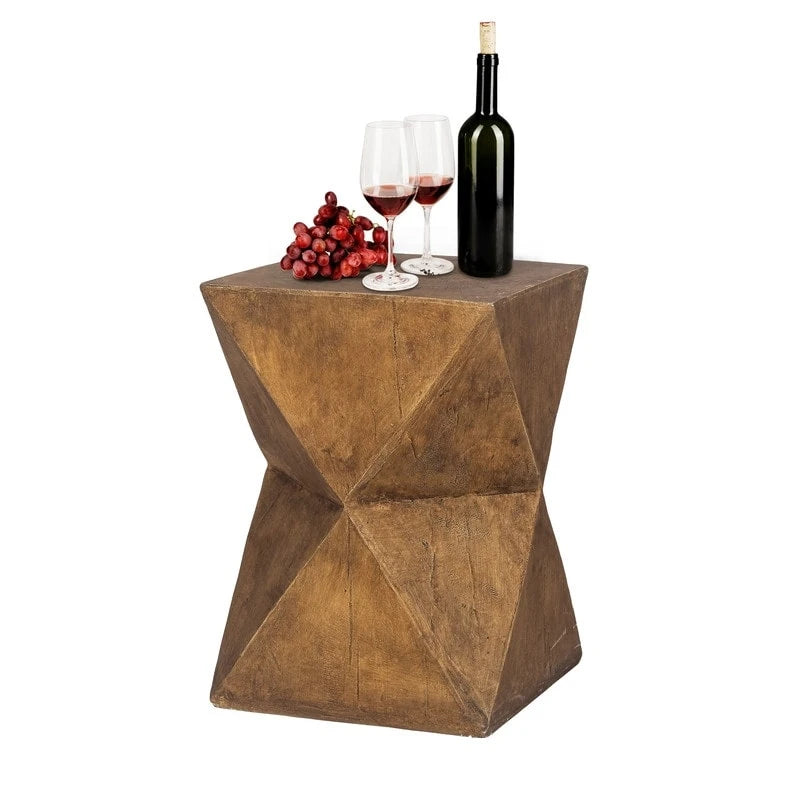 Table d'appoint d'extérieur moderne Adeco en béton