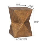 Table d'appoint d'extérieur moderne Adeco en béton