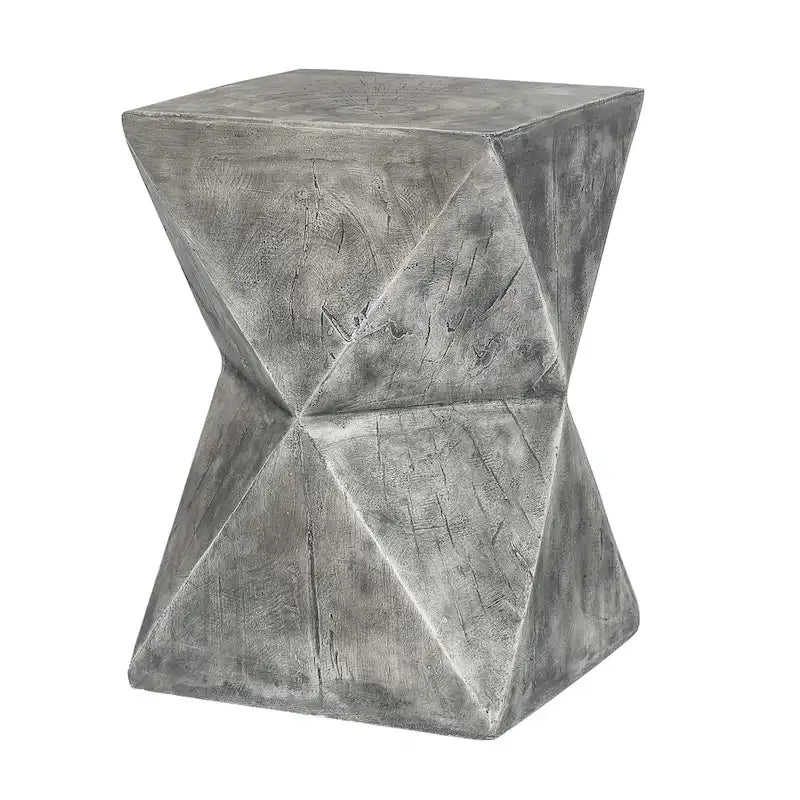 Table d'appoint d'extérieur moderne Adeco en béton