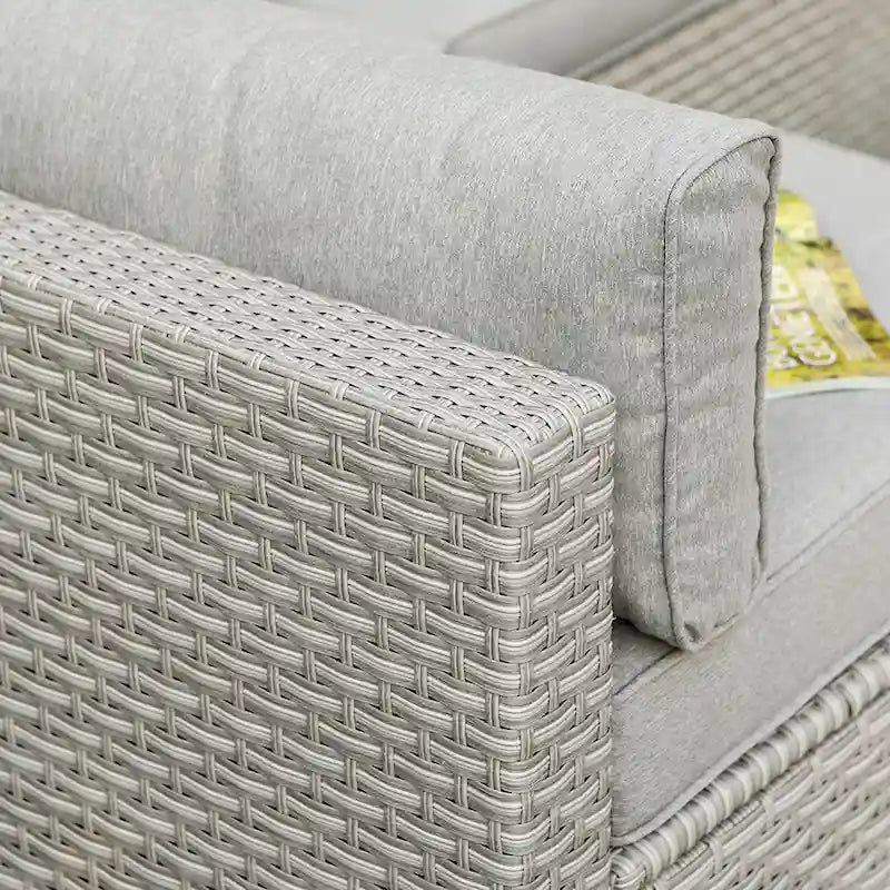 COSIEST Ensemble de 2 fauteuils de patio sans accoudoirs supplémentaires pour sectionnel