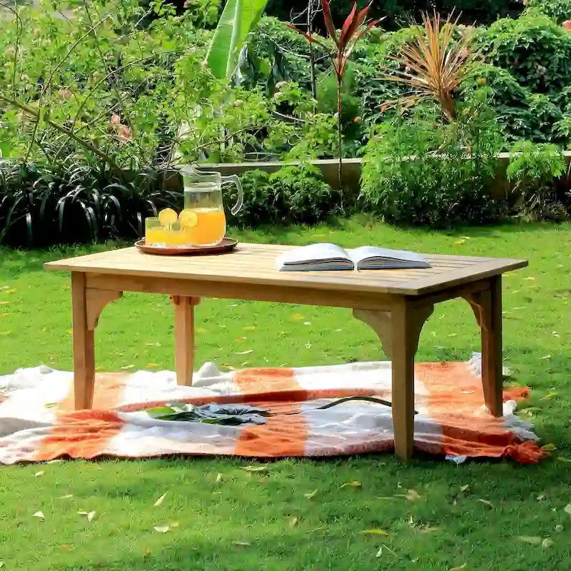 Table basse de jardin en teck Leon de Cambridge Casual