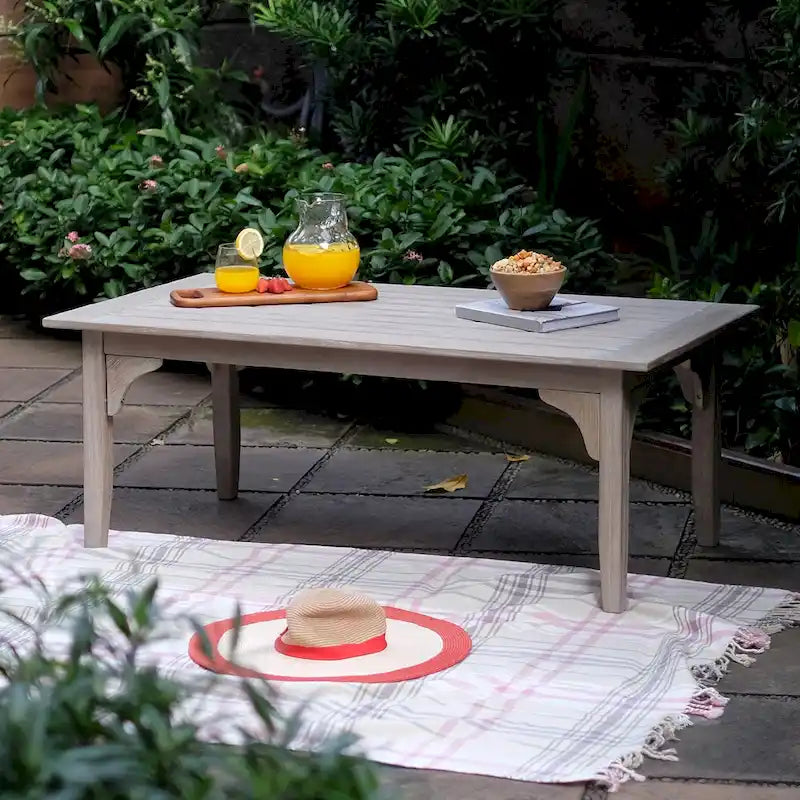Table basse de jardin en teck Leon de Cambridge Casual
