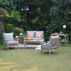 Table basse de jardin en teck Leon de Cambridge Casual