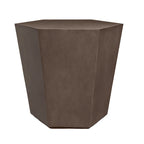 Table d'appoint ou table basse d'extérieur UPHA en béton de 24 pouces