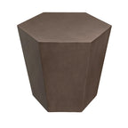 Table d'appoint ou table basse d'extérieur UPHA en béton de 24 pouces