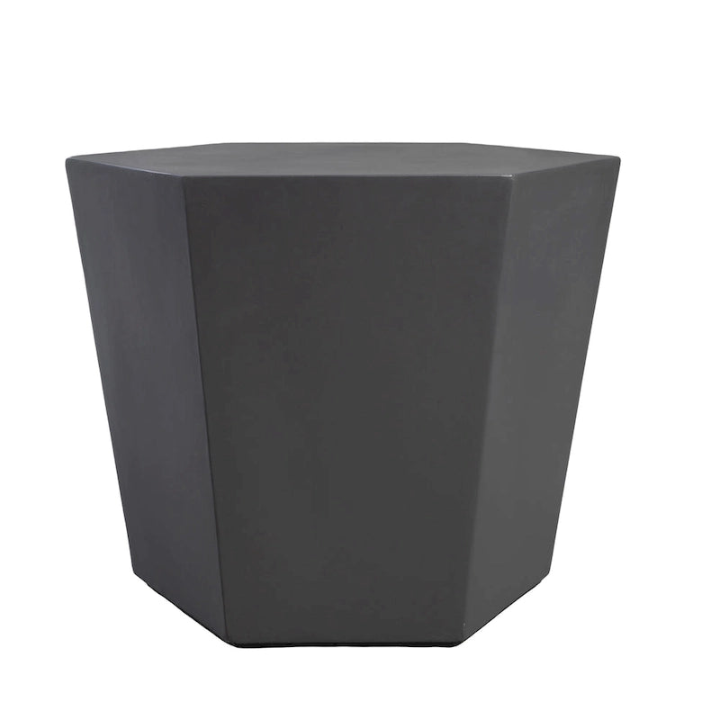 Table d'appoint ou table basse d'extérieur UPHA en béton de 24 pouces