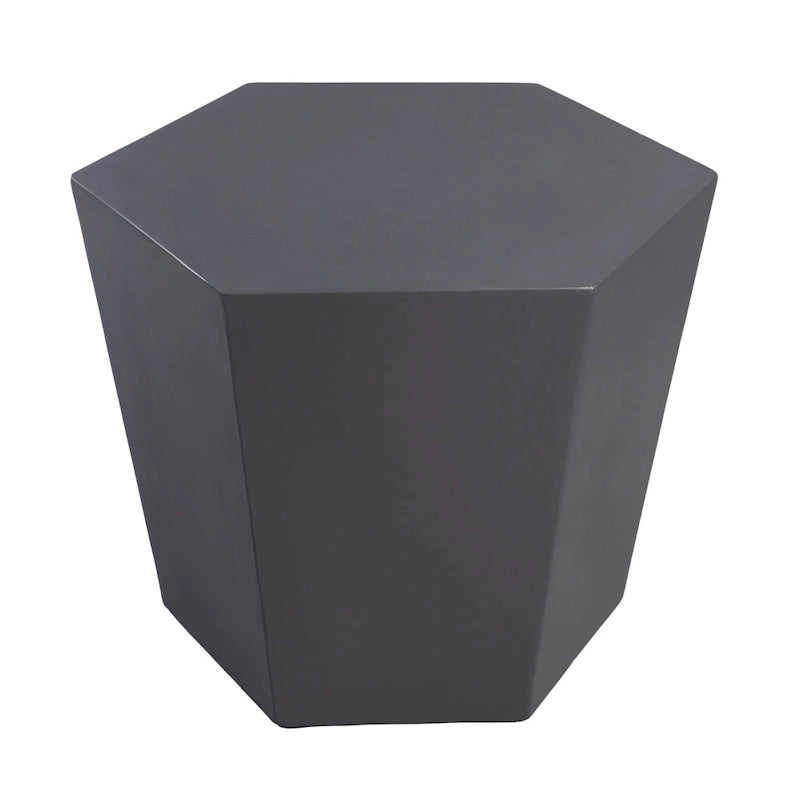 Table d'appoint ou table basse d'extérieur UPHA en béton de 24 pouces