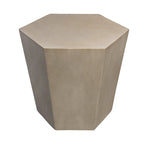Table d'appoint ou table basse d'extérieur UPHA en béton de 24 pouces