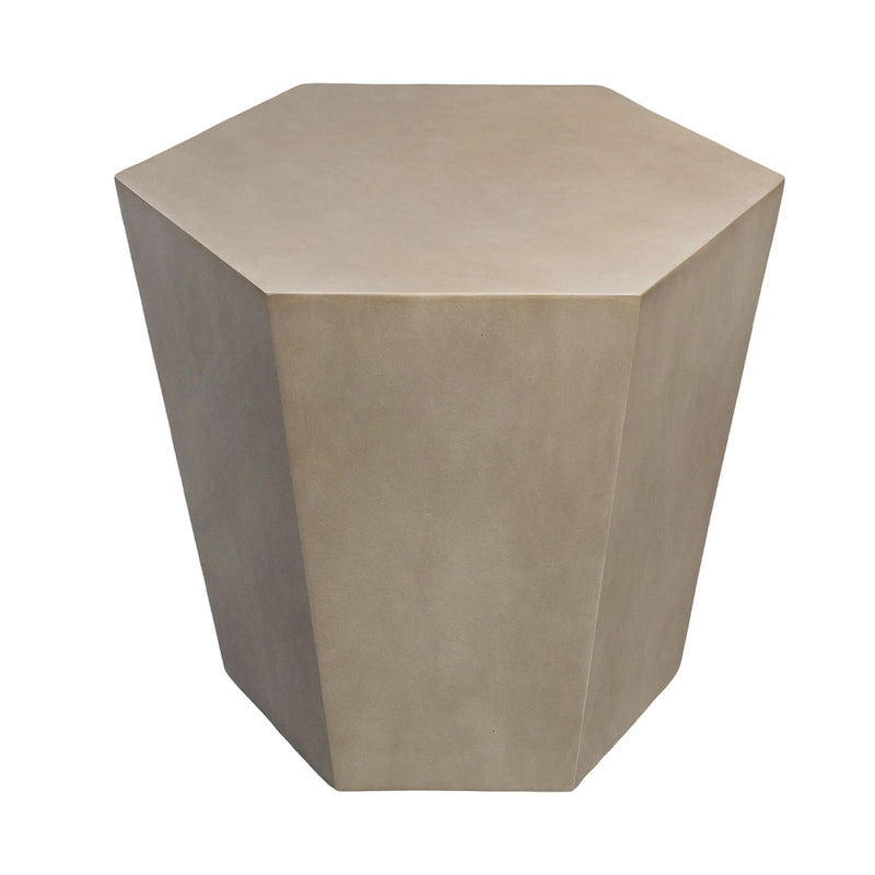 Table d'appoint ou table basse d'extérieur UPHA en béton de 24 pouces