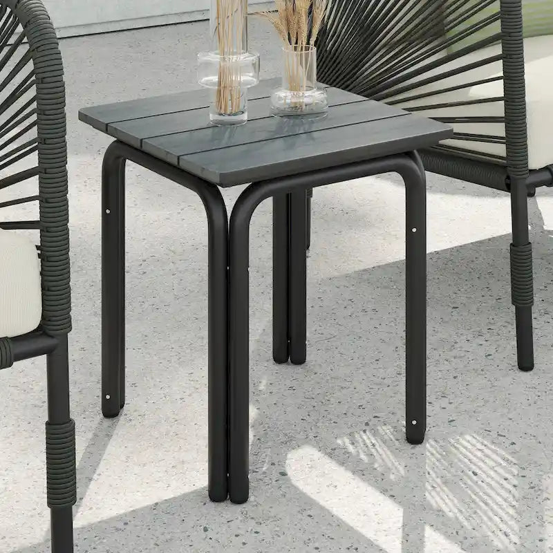 Ensemble de conversation d'extérieur 3 pièces Corvus Serenity avec coussins Sunbrella