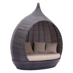 Lit de repos Martinique brun et beige