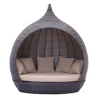 Lit de repos Martinique brun et beige