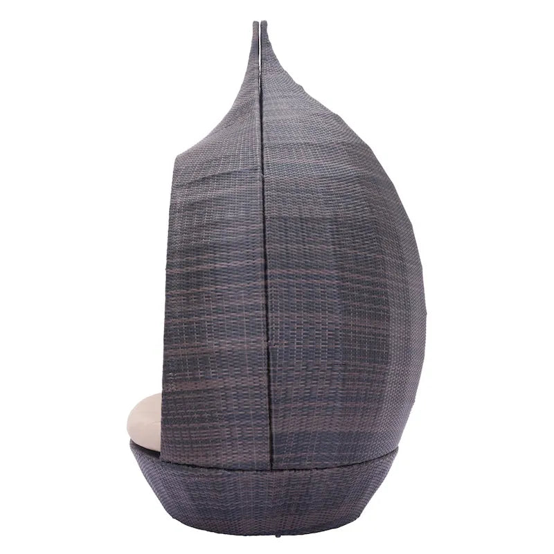 Lit de repos Martinique brun et beige