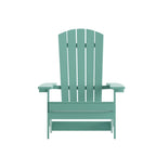 Lot de 2 chaises Adirondack pliantes en polyrésine - Chaise de patio intérieure/extérieure