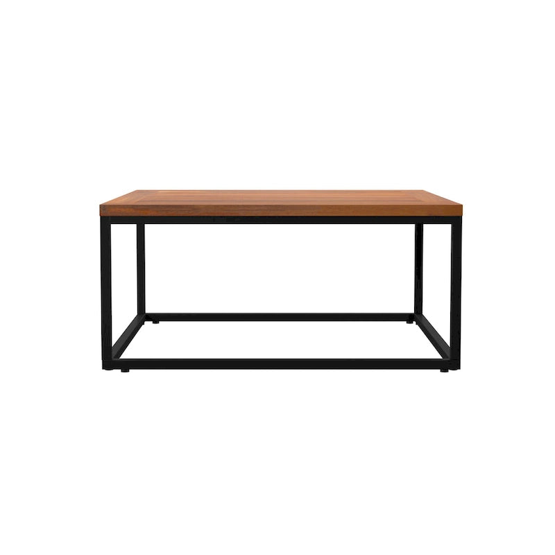 Table basse carrée Tara en bois d'acacia de SEI Furniture