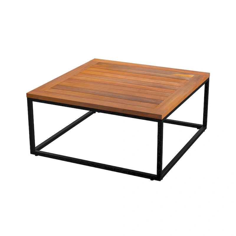 Table basse carrée Tara en bois d'acacia de SEI Furniture