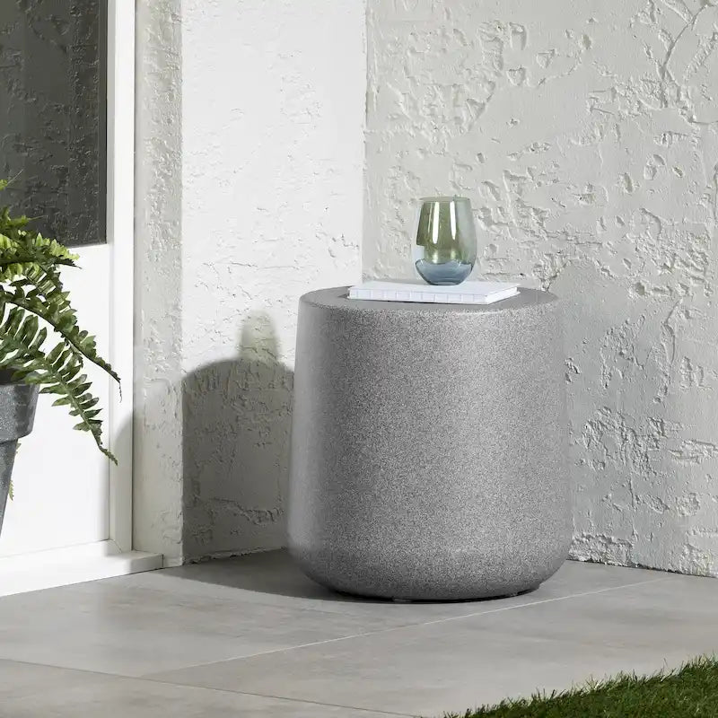 South Shore Dalya Round Outdoor Side Table