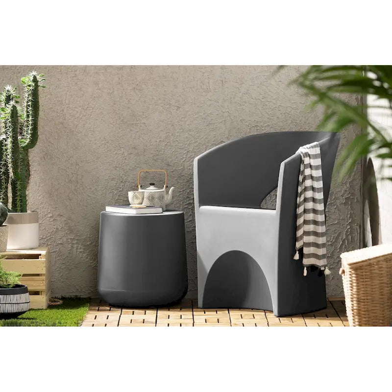 Table d'appoint ronde extérieure Dalya South Shore
