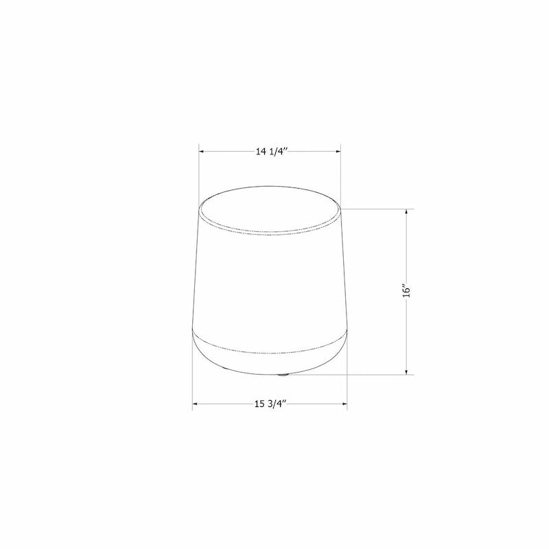 Table d'appoint ronde extérieure Dalya South Shore