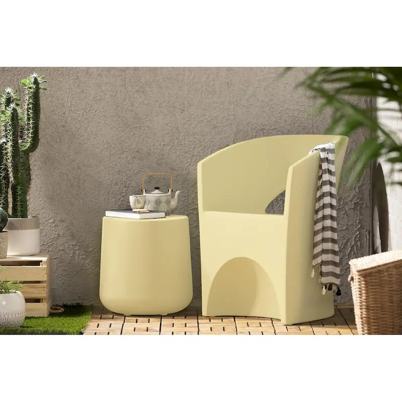 Table d'appoint ronde extérieure Dalya South Shore