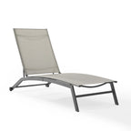 Chaise longue d'extérieur pliante Crosley Weaver - 77,5x24,75x36,5