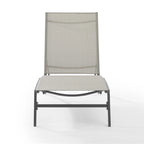 Chaise longue d'extérieur pliante Crosley Weaver - 77,5x24,75x36,5