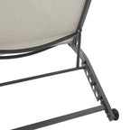 Chaise longue d'extérieur pliante Crosley Weaver - 77,5x24,75x36,5