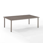 Table basse d'extérieur Cali Bay en métal - 23,5x39,25x13,75