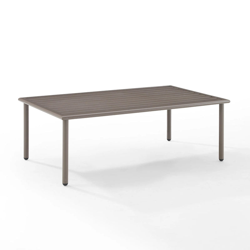 Table basse d'extérieur Cali Bay en métal - 23,5x39,25x13,75