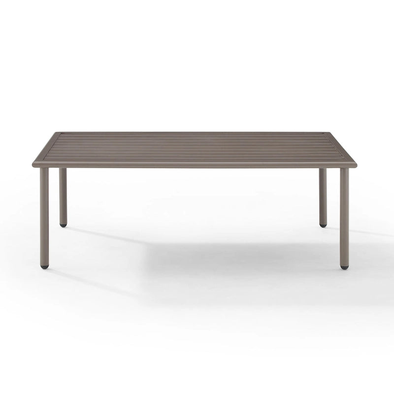 Table basse d'extérieur Cali Bay en métal - 23,5x39,25x13,75