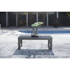 Signature Design by Ashley Amora Table basse d'extérieur tout temps en poly - 48 L x 23,5 P x 16,7 H