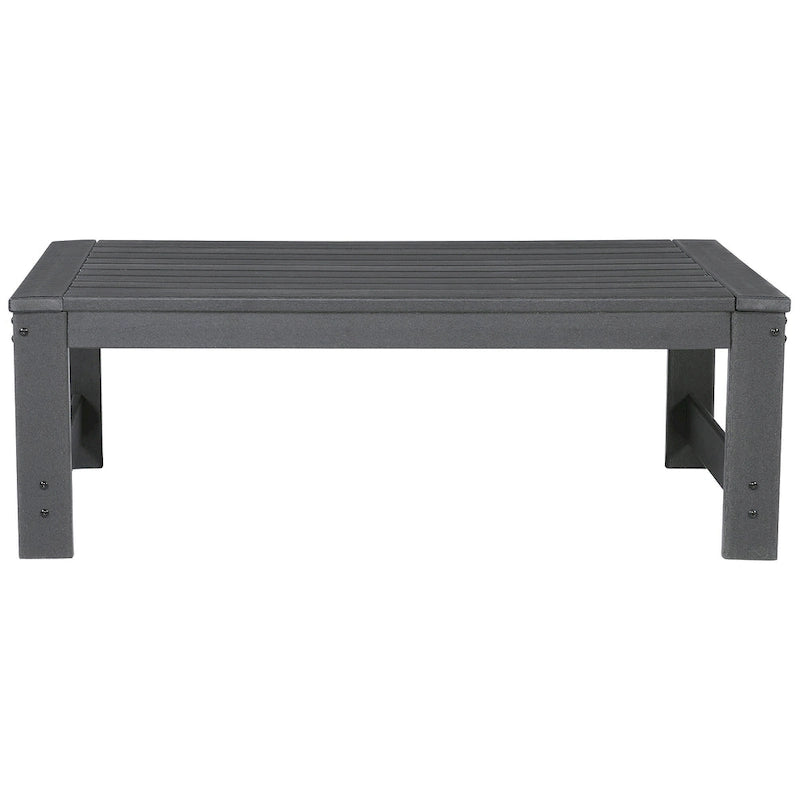 Signature Design by Ashley Amora Table basse d'extérieur tout temps en poly - 48 L x 23,5 P x 16,7 H