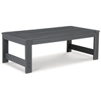 Signature Design by Ashley Amora Table basse d'extérieur tout temps en poly - 48 L x 23,5 P x 16,7 H