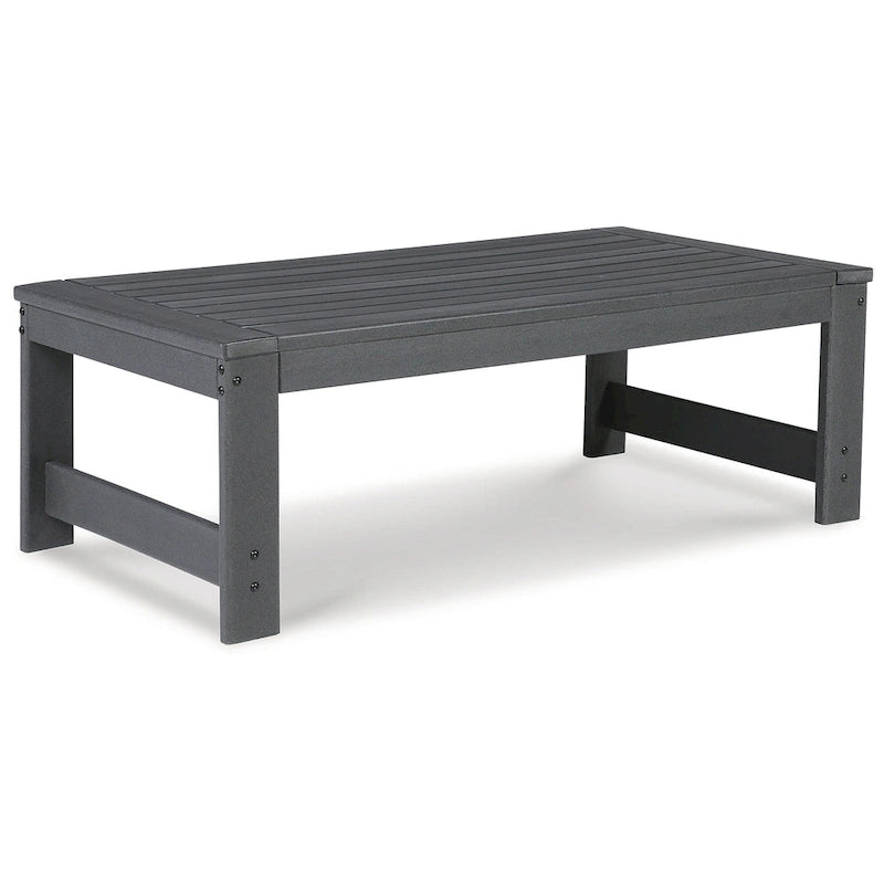 Signature Design by Ashley Amora Table basse d'extérieur tout temps en poly - 48 L x 23,5 P x 16,7 H