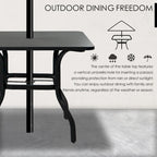 Table de salle à manger d'extérieur Kozyard Coolmen