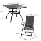 Table de salle à manger d'extérieur Kozyard Coolmen