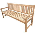 Banc d'extérieur en teck Seven Seas Santiago, 1,80 m