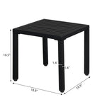 Table d'appoint/basse d'extérieur en fer forgé