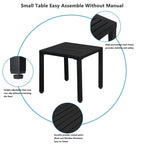 Table d'appoint/basse d'extérieur en fer forgé