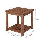 Table d'appoint/basse d'extérieur en sapin