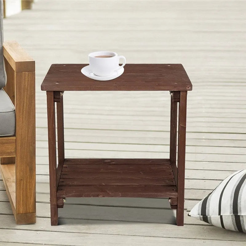 Table d'appoint/basse d'extérieur en sapin