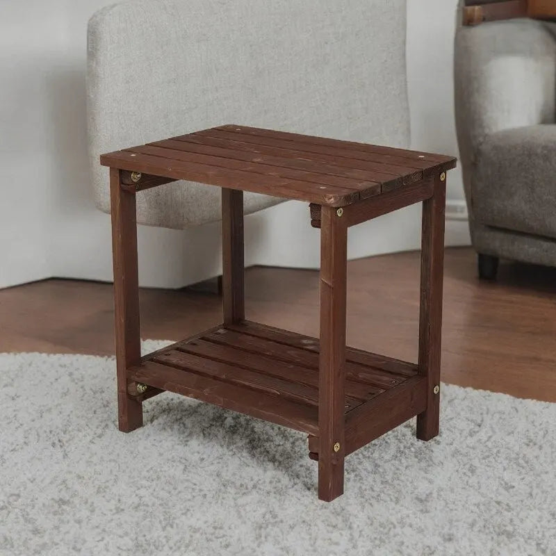 Table d'appoint/basse d'extérieur en sapin