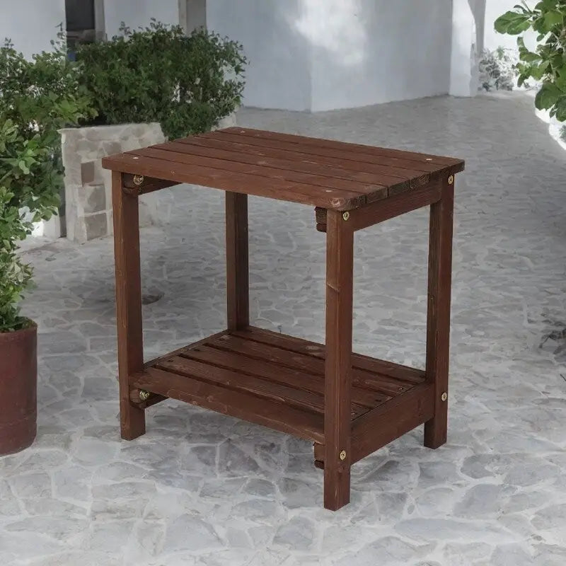 Table d'appoint/basse d'extérieur en sapin