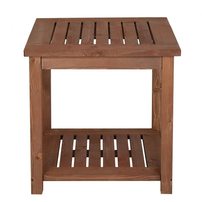 Table d'appoint/basse d'extérieur en sapin